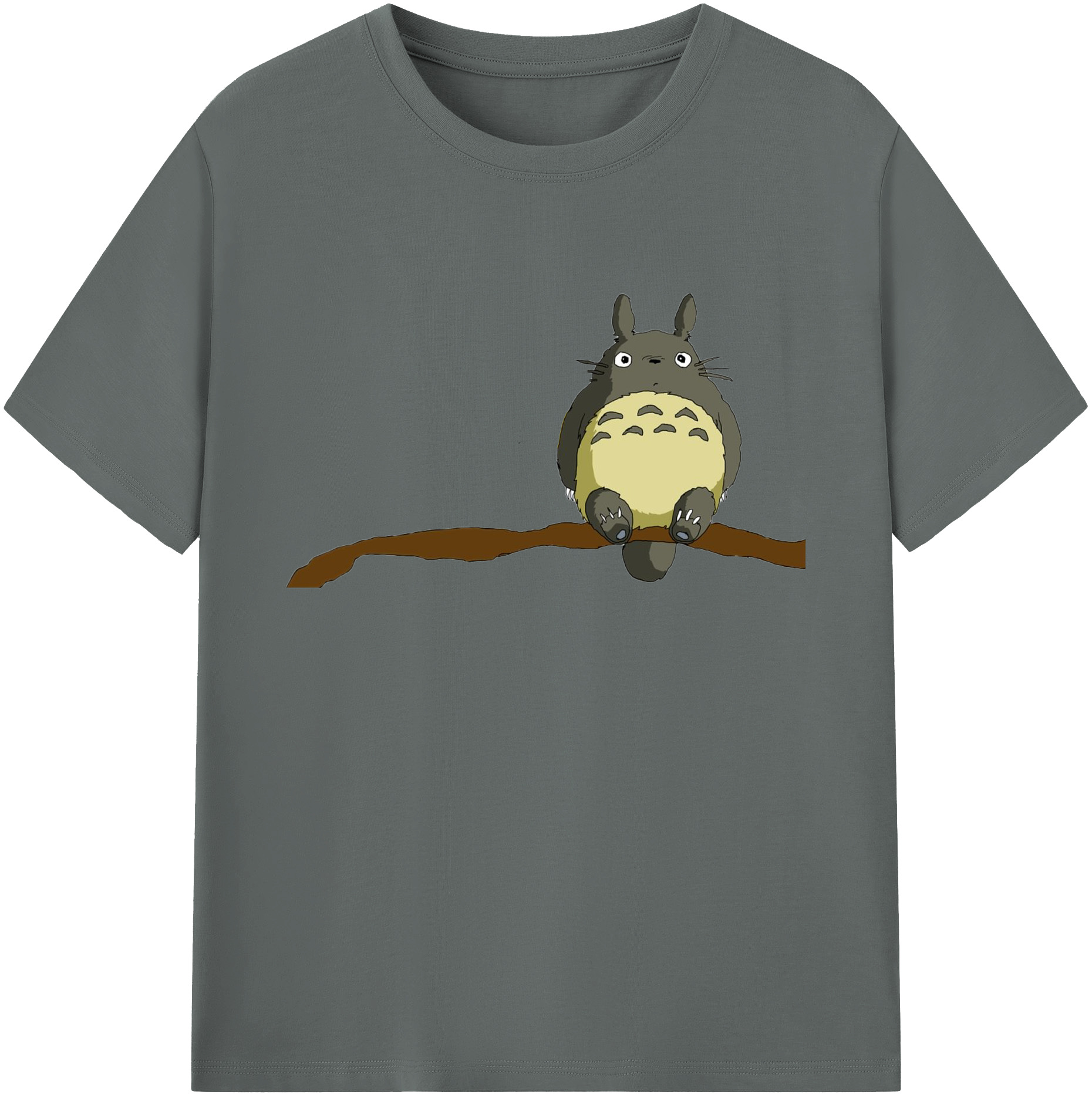 （画像用） となりのトトロ 草壁メイ 草壁サツキ My Neighbor Totoro Satsuki Kusakabe Mei Kusakabe 綿100％ メンズ半袖Tシャツ｜肌触りやわらか＆通気性